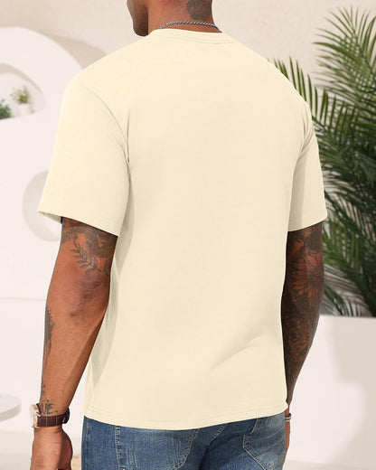Aiyino Men's New York Tee – Varsity Graphic 100% Cotton Casual Top