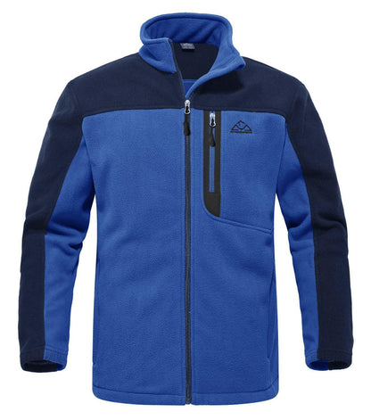 Rdruko Men's Fleece Jackets Full Zip Lightweight Outdoor Hiking Jackets