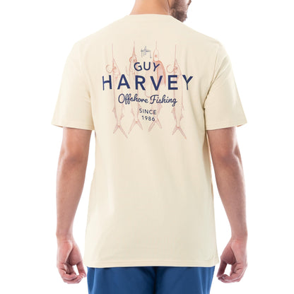 Guy Harvey Men’s Short Sleeve OG Cotton Graphic Pocket T-Shirt