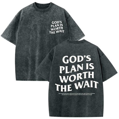 Wrenpies Christian Faith Shirts for Men Jesus God Bible Verse Inspirational Religious Graphic Tees Acid Wash Vintage Tshirt