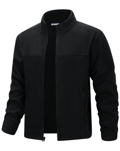 33,000ft Men's Polar Fleece Jackets Full Zip Lightweight Warm Sweater