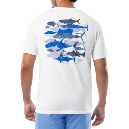 Guy Harvey Men’s Short Sleeve OG Cotton Graphic Pocket T-Shirt