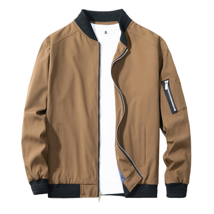 URBANFIND Men's Slim Fit Lightweight Sportswear Jacket Casual Bomber Jacket