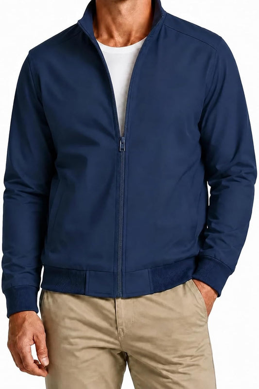 Windbreaker Jacket for Man Lightweight Casual Zip Up Fall Spring Outerwear