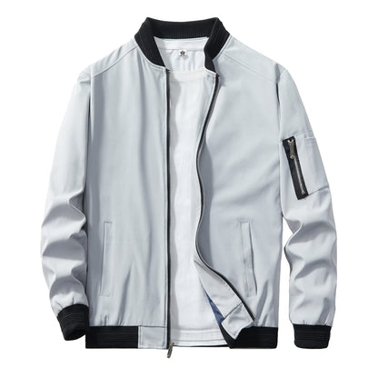 URBANFIND Men's Slim Fit Lightweight Sportswear Jacket Casual Bomber Jacket
