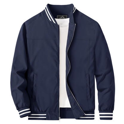 MAGCOMSEN Men's Bomber Jacket Lightweight Windbreaker Stylish Casual Jacket
