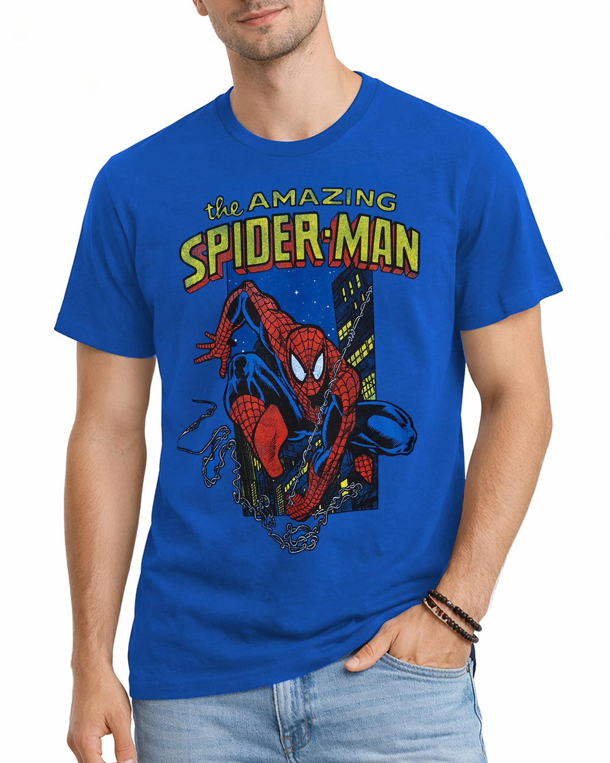 Marvel Mens Graphic Tees Short Sleeve Crewneck Cotton T-Shirts
