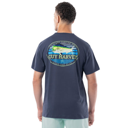Guy Harvey Men’s Short Sleeve OG Cotton Graphic Pocket T-Shirt