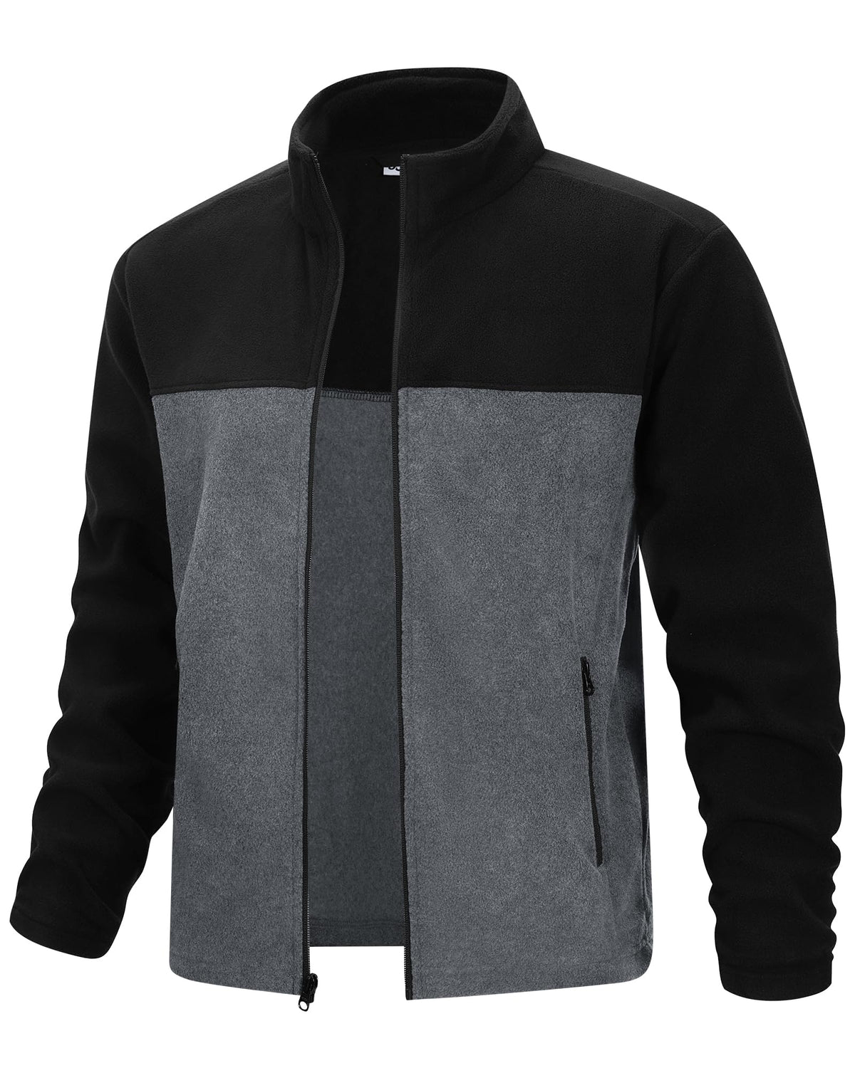 33,000ft Men's Polar Fleece Jackets Full Zip Lightweight Warm Sweater