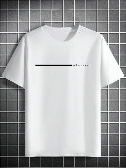 SOLY HUX Men's Graphic Tees Short Sleeve Letter Print Casual T-Shirts