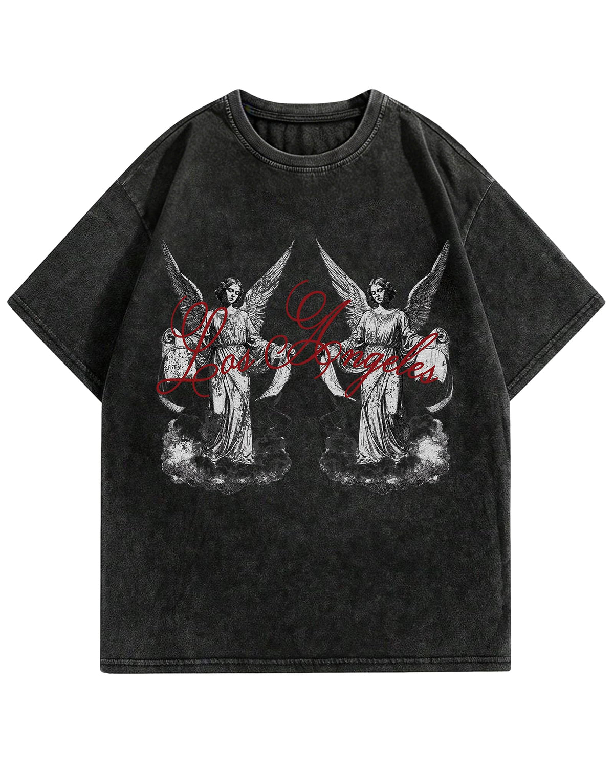 BAPHITY Mens Streetwear Crew Neck Cotton Graphic T Shirt