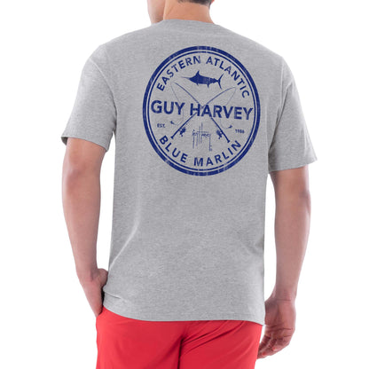 Guy Harvey Men’s Short Sleeve OG Cotton Graphic Pocket T-Shirt
