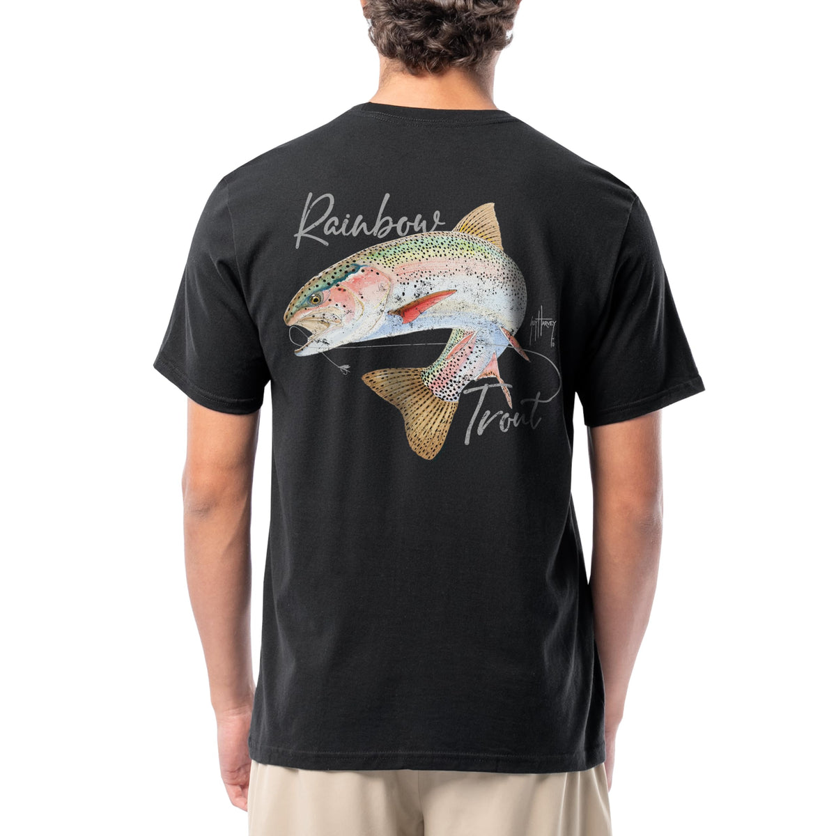 Guy Harvey Men’s Short Sleeve OG Cotton Graphic Pocket T-Shirt
