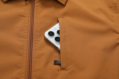 Men's Lightweight Jackets Full Zip Up Windbreaker Stylish Golf Coat Business Work Casual Dress