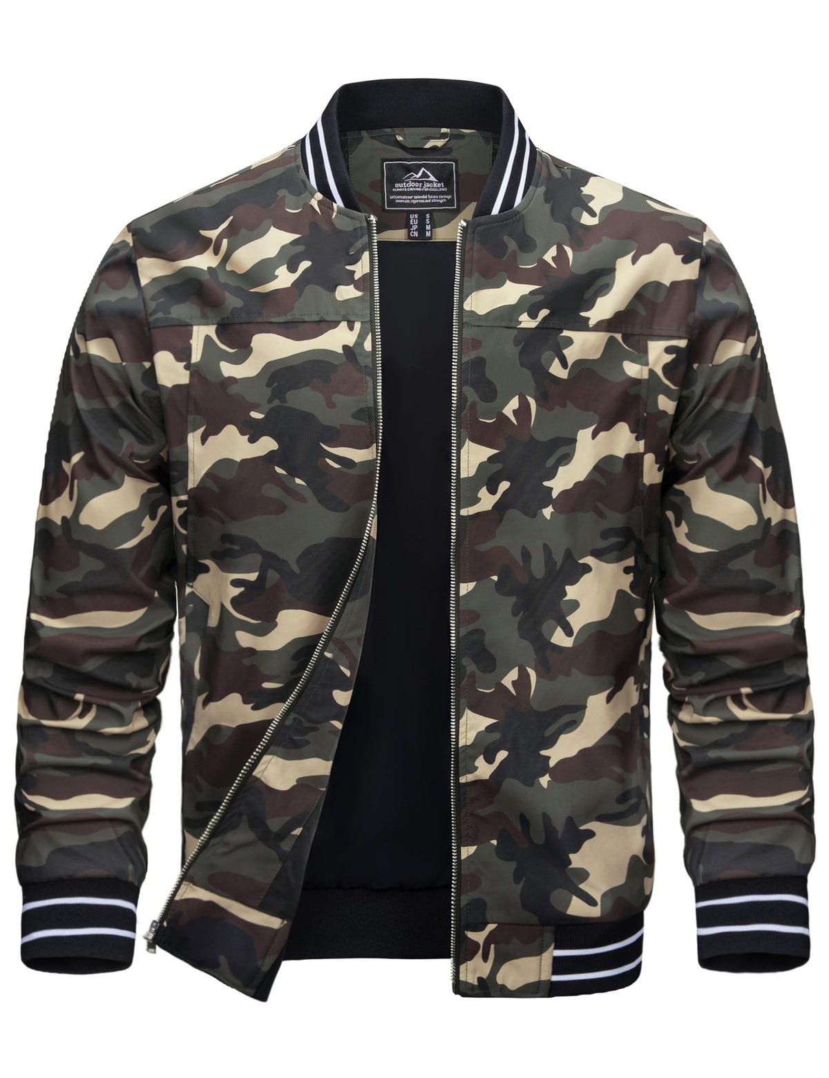 MAGCOMSEN Men's Bomber Jacket Lightweight Windbreaker Stylish Casual Jacket