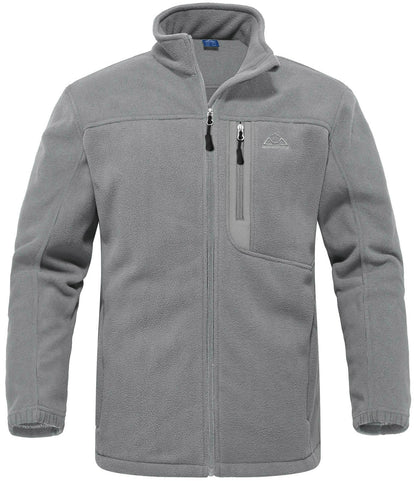 Rdruko Men's Fleece Jackets Full Zip Lightweight Outdoor Hiking Jackets