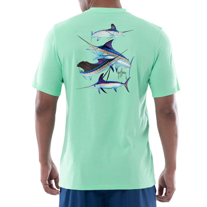 Guy Harvey Men’s Short Sleeve OG Cotton Graphic Pocket T-Shirt