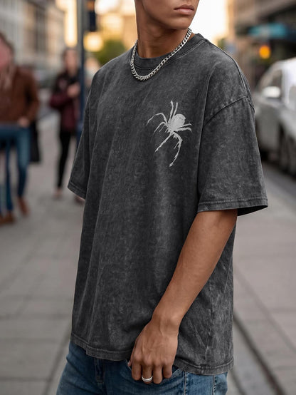 EMMIOL Mens Y2k Baggy Shirts Graphic Tees Oversized Crew Neck Short Sleeve Streetwear Tshirts Summer Tops 2026