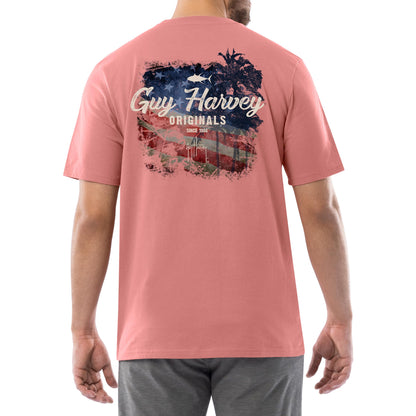 Guy Harvey Men’s Short Sleeve OG Cotton Graphic Pocket T-Shirt