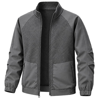 Fall Jacket for Men Lightweight Bomber Jacket Casual with Full-Zip