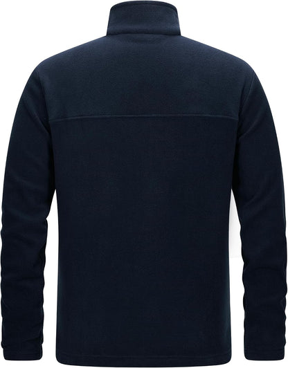 33,000ft Men's Polar Fleece Jackets Full Zip Lightweight Warm Sweater