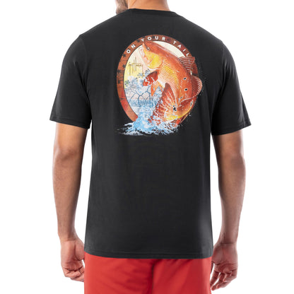 Guy Harvey Men’s Short Sleeve OG Cotton Graphic Pocket T-Shirt