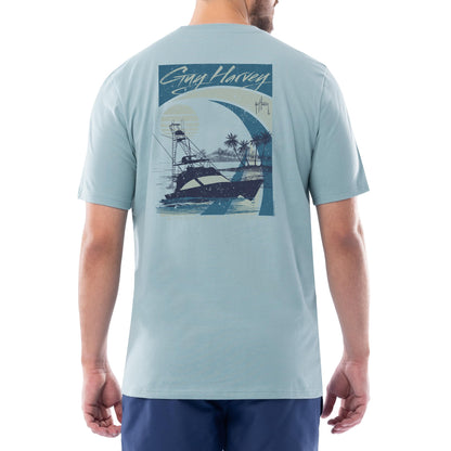 Guy Harvey Men’s Short Sleeve OG Cotton Graphic Pocket T-Shirt