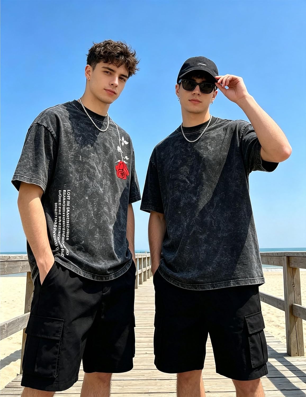 Mens Graphic Tees Oversized Creative Graffiti Short Sleeve Shirts Summer Casual Rapper Streetwear Y2k Tops Tshirt