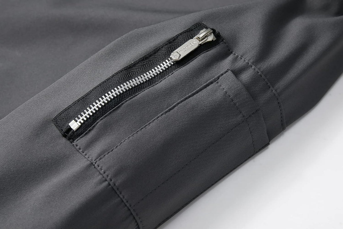 URBANFIND Men's Slim Fit Lightweight Sportswear Jacket Casual Bomber Jacket
