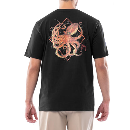 Guy Harvey Men’s Short Sleeve OG Cotton Graphic Pocket T-Shirt
