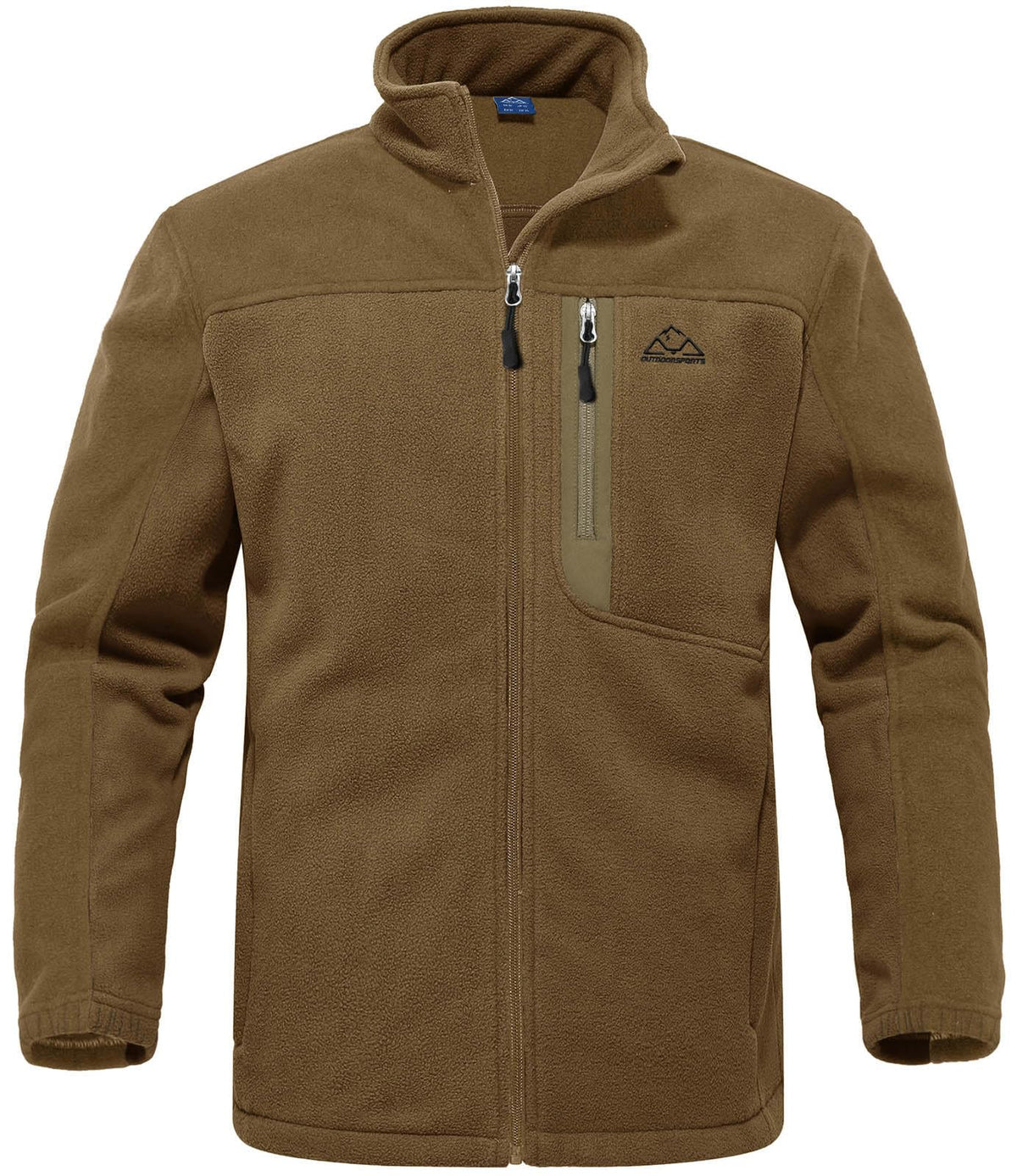 Rdruko Men's Fleece Jackets Full Zip Lightweight Outdoor Hiking Jackets