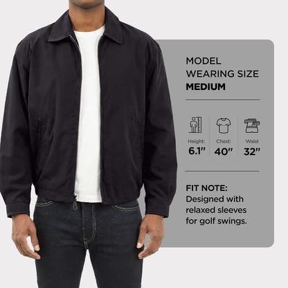 LONDON FOG Men's Auburn Zip-Front Golf Jacket (Regular & Big-Tall Sizes)